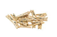 Klamerki ozdobne 2,5cm.naturalne SPN25 Brewis